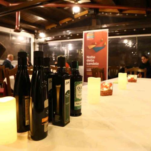 degustazione olio Notte delle Candele 2018