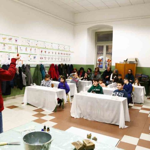 Laboratorio di candele profumate a scuola