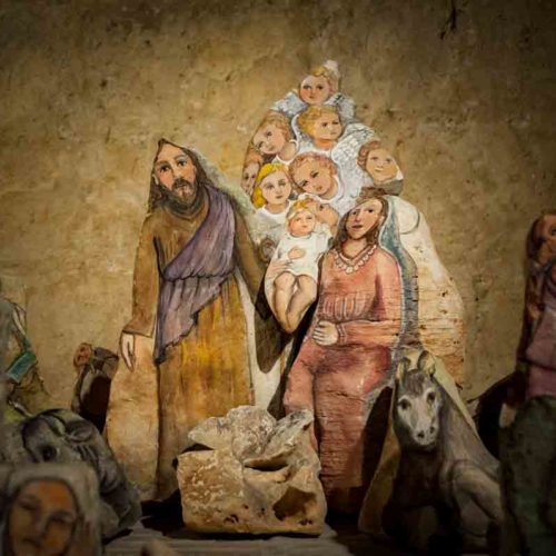 Presepe in pietra di Laurenzia Crescenzo